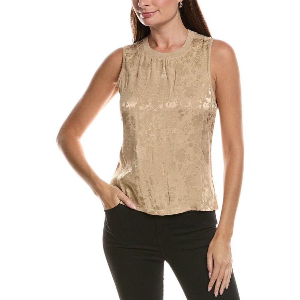 Xcvi Womens Mahala Tank, Cream